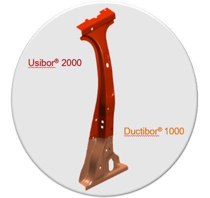 Usibor® 2000 / Ductibor® 1000 LWB B-pillar