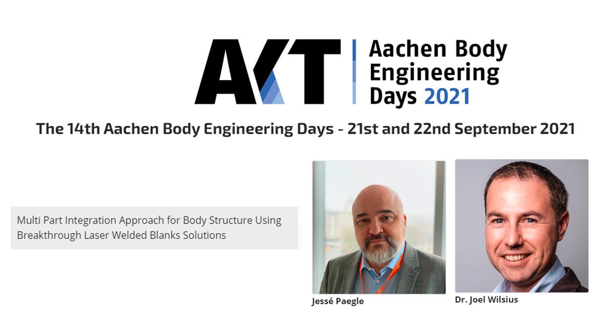 Multi Part Integration at 2021 Aachen Body Engineering Day